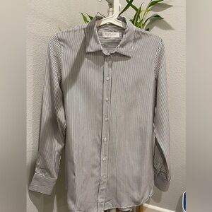 Everlane clean silk relaxed shirt